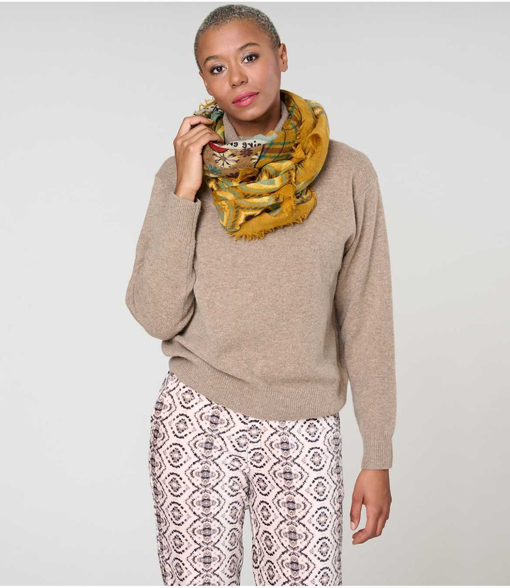 STORIATIPIC ウールストールDOLORES-SAFRAN – ADRIANA EPOCA